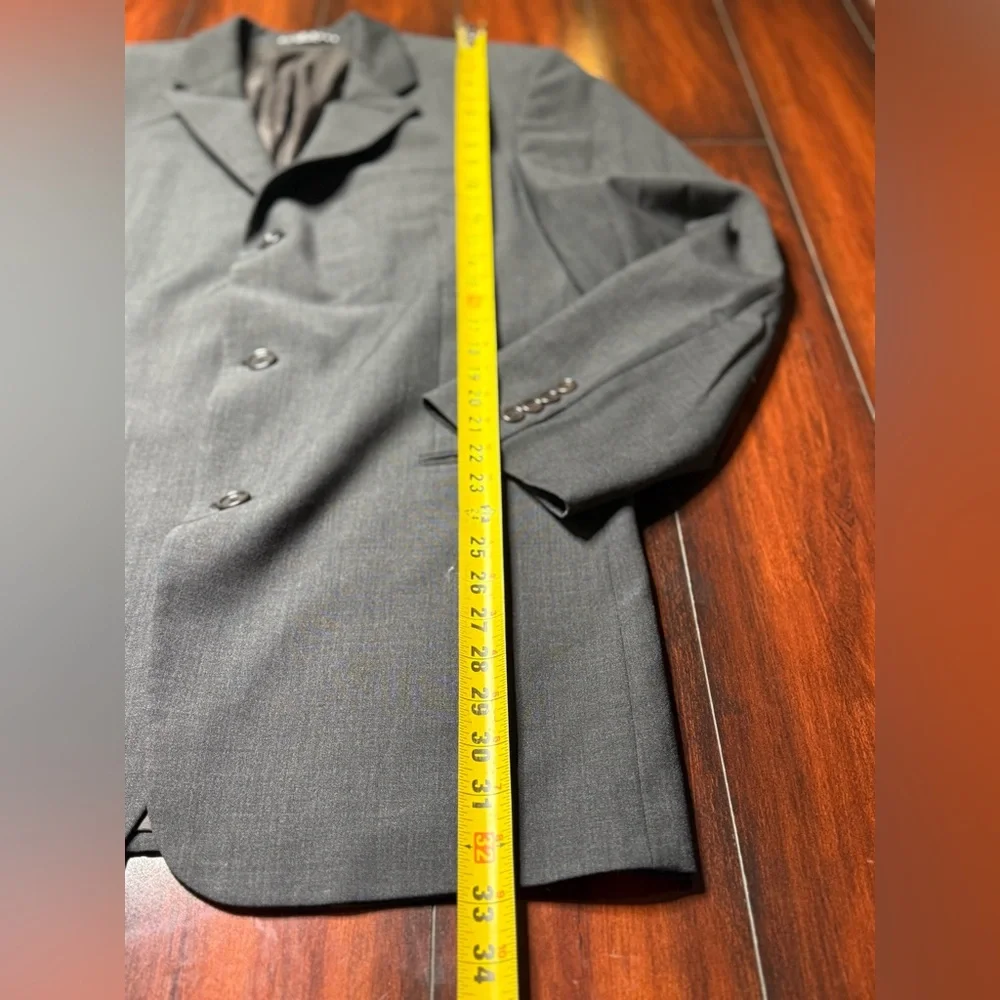 Hugo Boss Stretch Einstein Octo Sport Coat Gray Wool Jacket Men’s Blazer 40 L